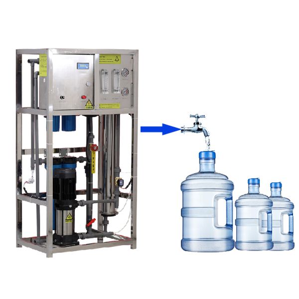 500/1000/1500/2000 LPH RO Reverse Osmosis Water Filter System  Purification Systems Water Treatment Machinery