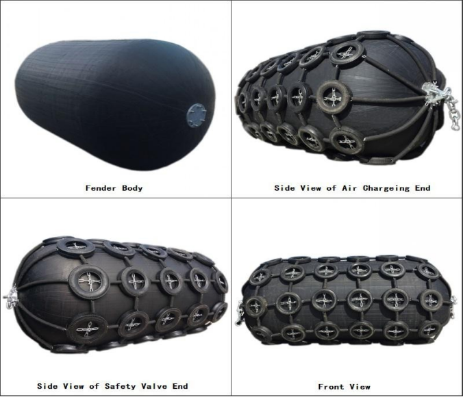 CCS/BV/GL/ABS/LG Certified STS Yokohama Type Pneumatic Rubber Fender