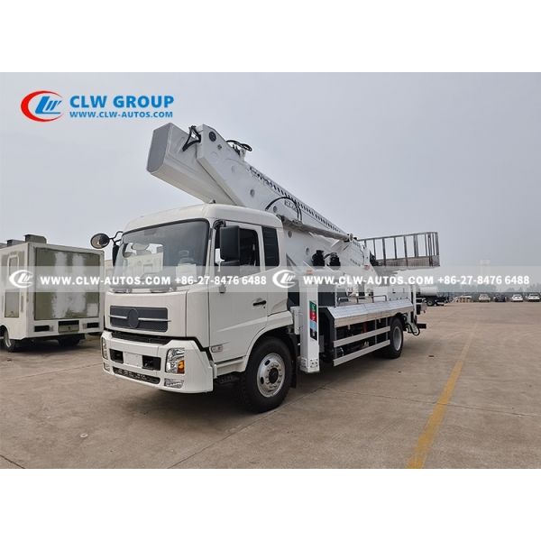 55m Telescopic Aerial Work Platform Truck With 400kg Bucket