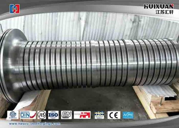 28CrNiMoV Grooving Steam Turbine Rotor Forging Heat Stability Test Alloy Steel