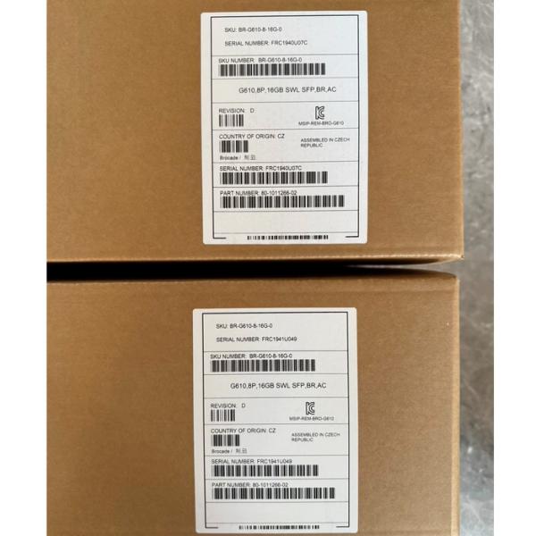 BR-G610-8-16G-0, Brocade G610 Switch , Brocade San Switch With 8 ports 16Gbps SWL SFP+ Transceiver