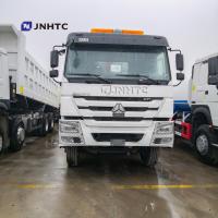 Modelo nuevo de la conducción a la derecha de las ruedas de Sinotruk Howo Benz White Dump Truck 50T 12