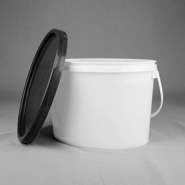 cubeta plástica dada forma especial da pintura 5kg com tampa e punho