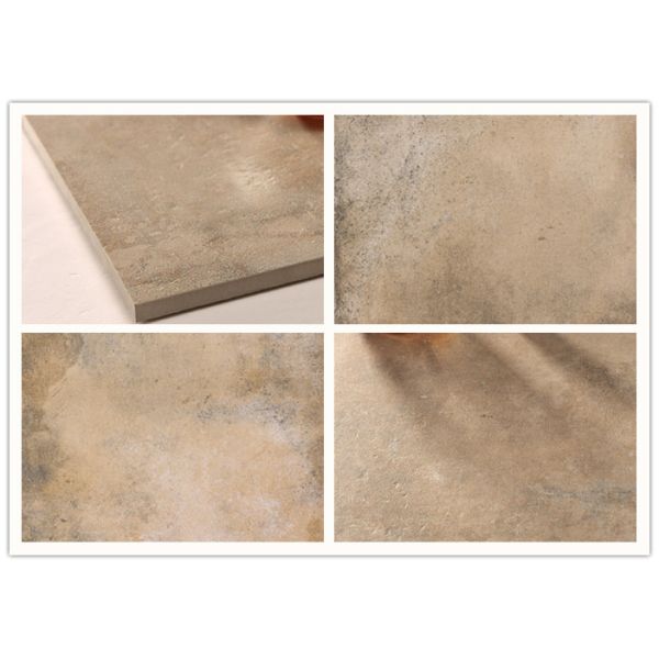 Камень мрамора пола 600*600 Мм плитки фарфора взгляда цемента внутренний конструирует