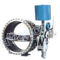 油圧カウンター ウェイトは弁 3000 の mm DN300-の蝶水力電気のプロジェクトのためのフランジを付けたようになりました