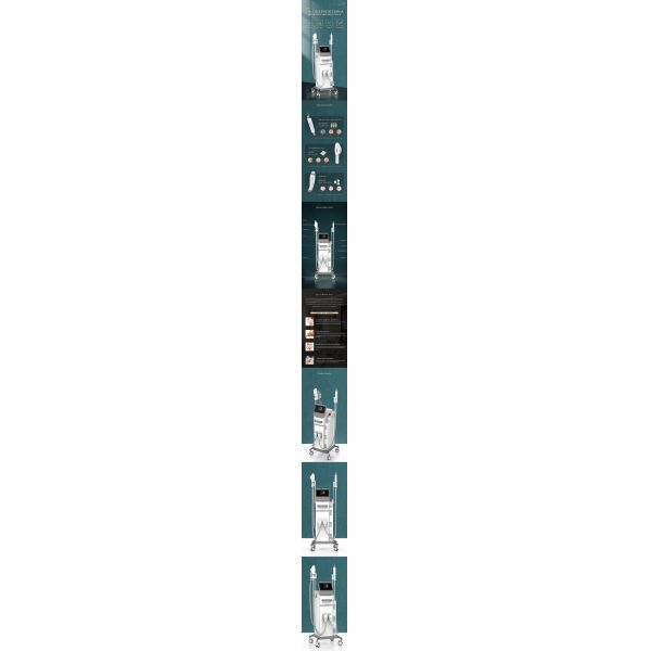 3 In 1 Multifunction Q-switched IPL+RF+Nd Yag Laser Hair Tattoo Removal Machine