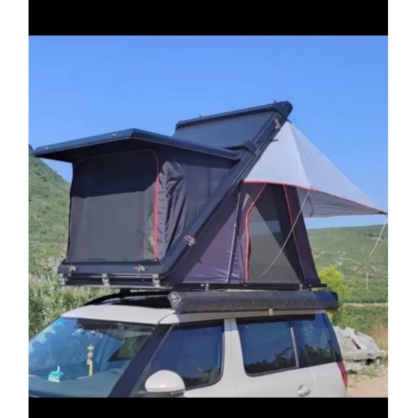 Aluminum Camping 2-4 Person Outdoor Travel Hiking Roof Top Tent Car Rooftop Tent Z Clam Shell Hard Shell Top Roof Tent