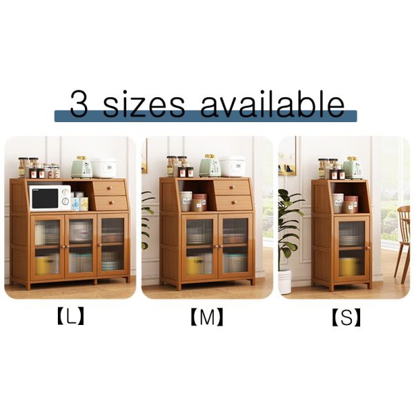 Solid Wood Recycled pine Sideboard Simple Cabinet Household Living Room Storage Multifunctional Cube with Doors