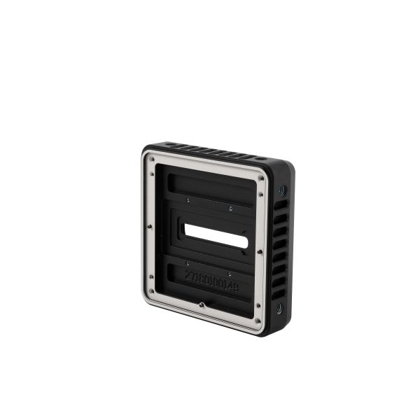 Precision CNC Machined Black Finish Metal Parts with Customizable Design for Engineering Applications