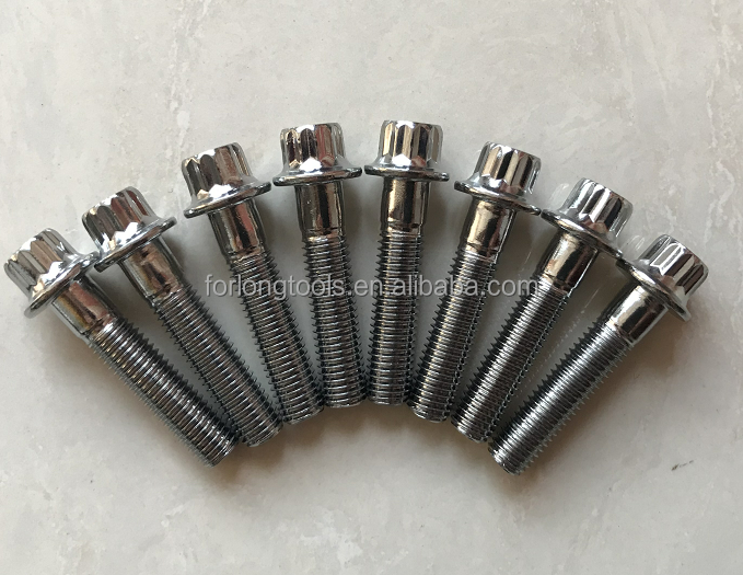12 PT BBS RS/RX Сплит-Рим Болты M7 x 32 Сталь хромированная для DIN Стандартные характеристики Долговечные характеристики