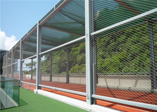 Architectural Inox Wire Mesh Decoration 3.0mm 40mm Stainless Steel Cable Mesh 316l