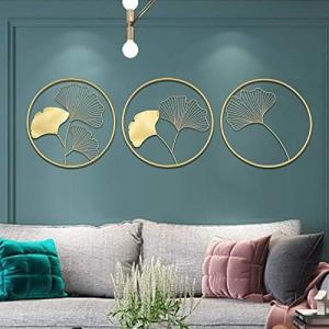3pcs Nordic Style Wall Art Metal Wall Decoration OEM Easy Install