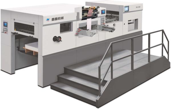 Large Scale Paper Packing Machine / Foil Stamping Machine With Import Air Blowing Device