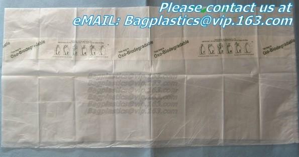 Compostable Trash Bags biodegradable custom logo printed, Carrier Punch Hole Handle Shopping Plastic Die Cut Bag