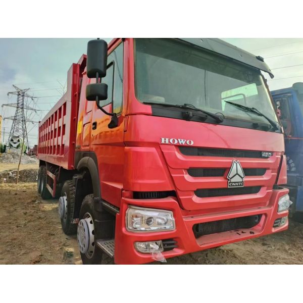 After-sales Service Guaranteed HOWO 375HP 6*4 Dump Truck with Tubeless Tire Design