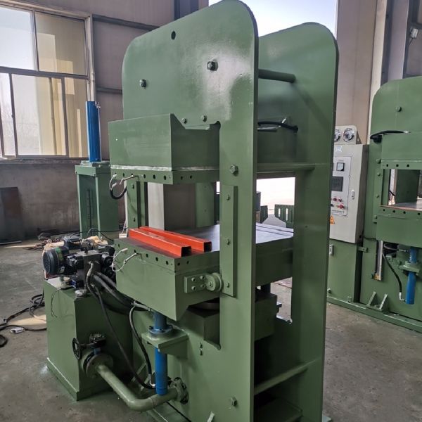 2.2 kW Power Oil Heating Rubber Mat Vulcanizing Machine Hydraulic Press for Rubber Vulcanization