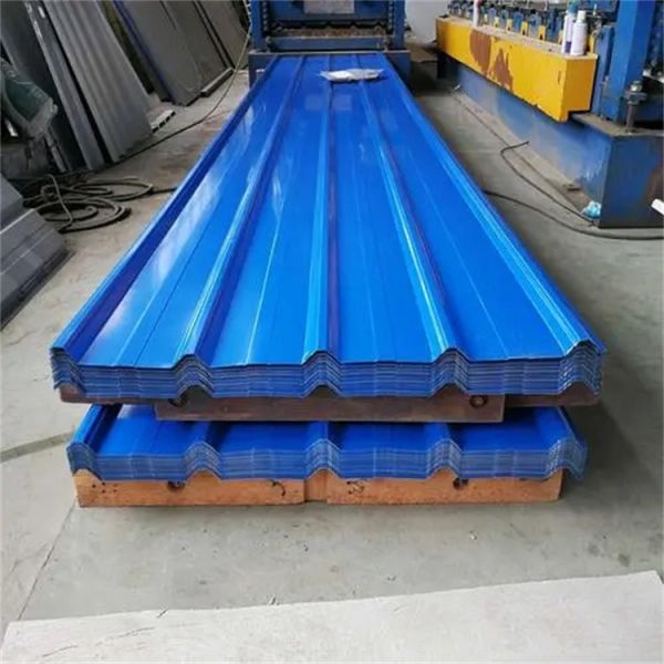 Bule Galvanized 0.4 Mm Roof Steel Sheet T Shape 25-205-1025mm