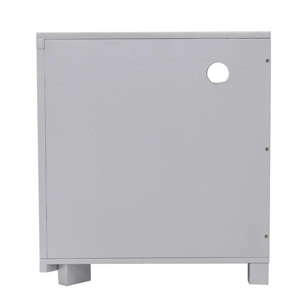 Sparkly silver mirrored TV stand 2 door corner TV bench for living room