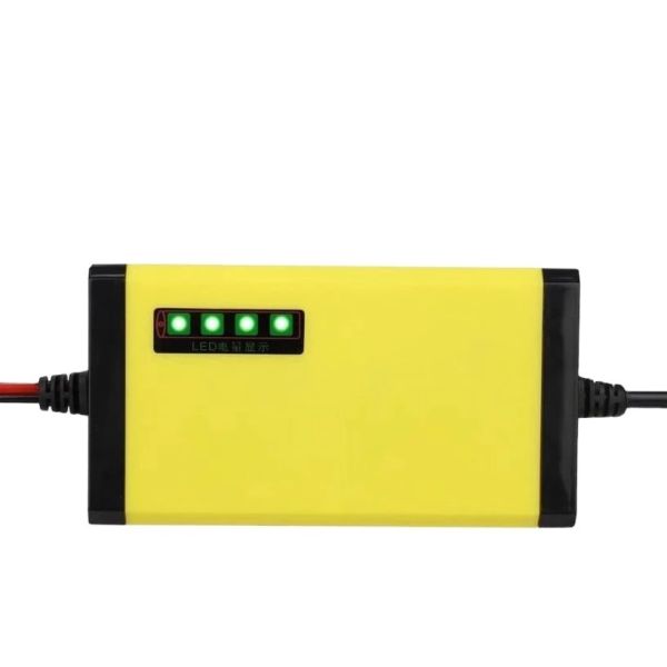 90% Charging Efficiency Lead-Acid Pulse Charger 12V 6A Battery Charger with CE RoHS FCC Certified