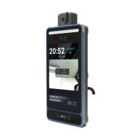 Terminal intelligent d'alarme de mesure de la température de reconnaissance des visages de distance de 1.5m