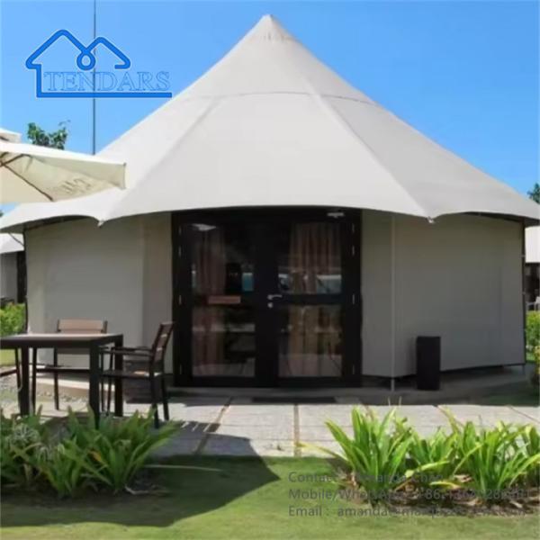 Barraca Glamping exterior das barracas impermeáveis ​​selvagens do deserto do estilo do hotel de luxo exterior