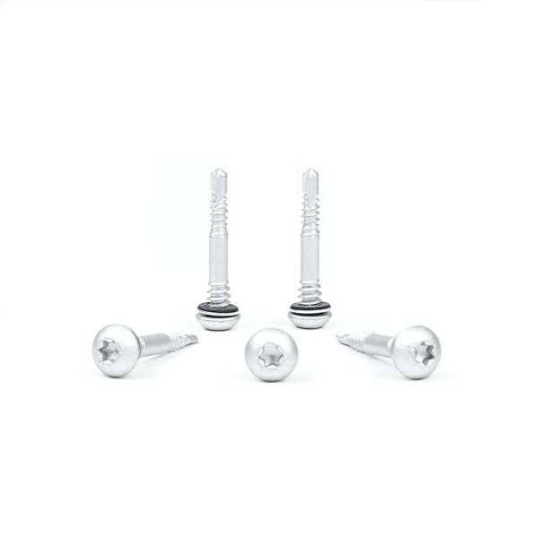 Pan Head Ruspert Coated 16 /12 x42 Button Torx Sds Screw for Metal Panel To Purlin