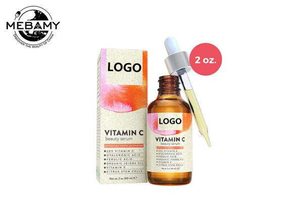 Organic Face Vitamin C Serum For Sensitive Skin / Anti Aging Facial Serum