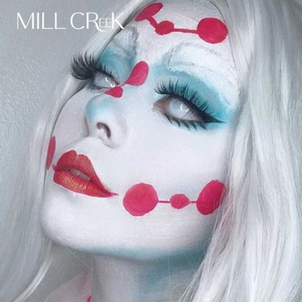 Гидрогель силикона мягких контактных линзов глаза хеллоуина Cosplay сумасшедший покрашенный