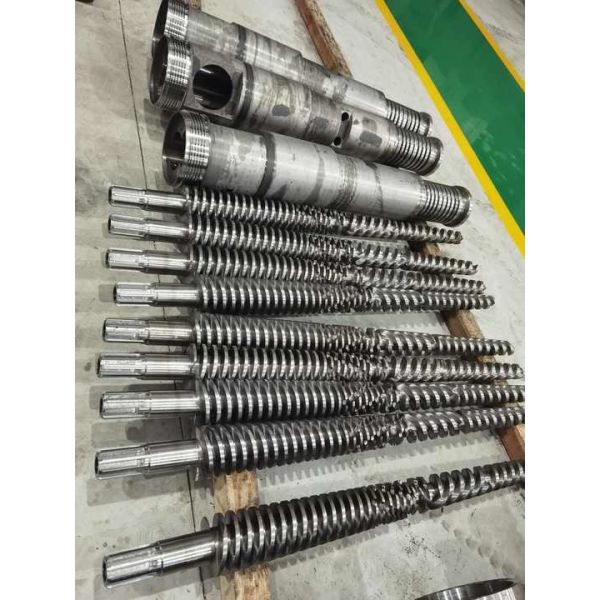 Chrome Plating Conical Twin Screw Extruder Barrel For Pvc Sheet 65/132