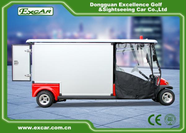 Carrinhos de golfe bondes da emergência do carro/clube da ambulância do seater 48V 2 VERMELHO