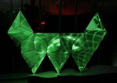 KTV Irregular LED display shocking effect indoor led screen W-shaped