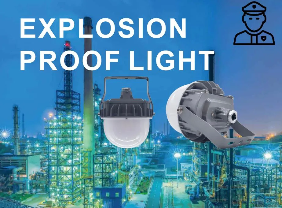 Светодиодный взрывозащитный свет ATEX сертифицированный High Bay Area Hanging Wall Mounted Zone 1 Zone 2 LNG Gas Station Нефтяная промышленность