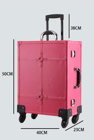 Sturdy Design Aluminium Makeup Case , Portable Makeup Station With Lights