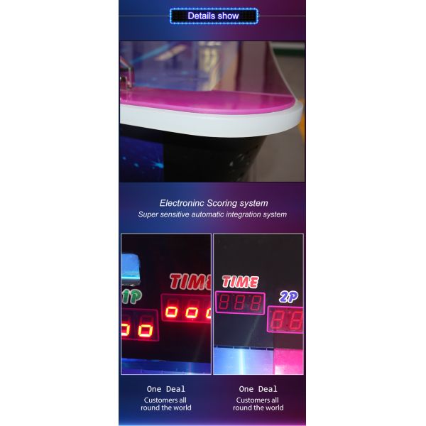 220V Amusement Game Machines ， Electronic Scoring Air Hockey Table For  Indoor  Or Outdoor