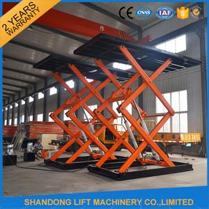 Underground Parking Car Storage Lifts Mobile Car Scissor Lift Hydraulic System