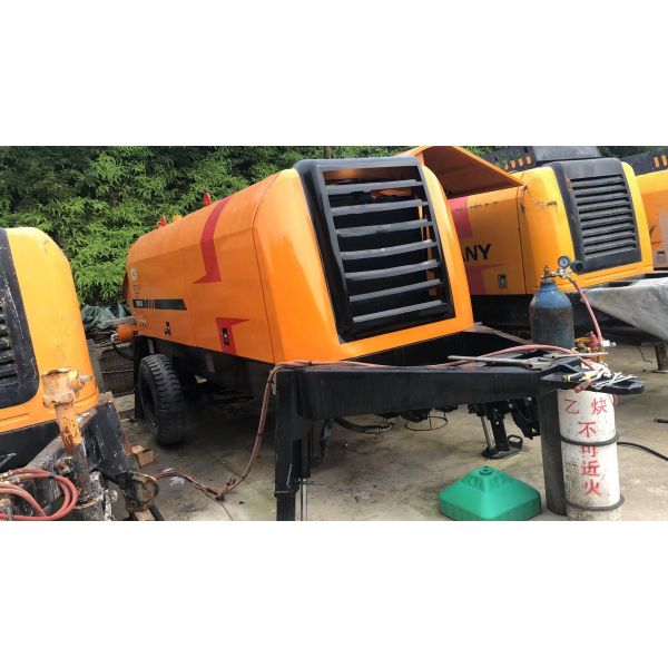 Приведенный трейлер установил CE конкретного насоса 6735×2125×2200mm