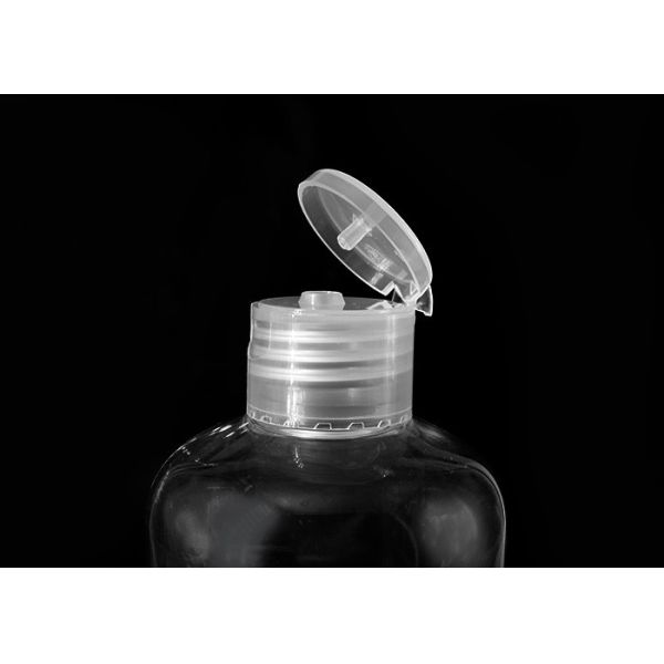 Non Spill 18mm Plastic Flip Top Cap Makeup Bottle Packaging
