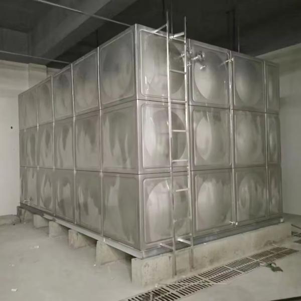 Réservoir d'eau potable de stockage en acier inoxydable