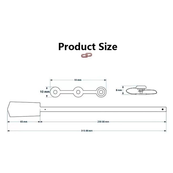Versatile PVC Soft Label Seal Anti-Theft Buckle for Disposable Shoes Clothes and Bags