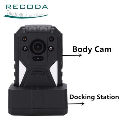 GPS Wearable Video Camera 1296P HD Video 140 Degree Wide Angle Upport 12H Record