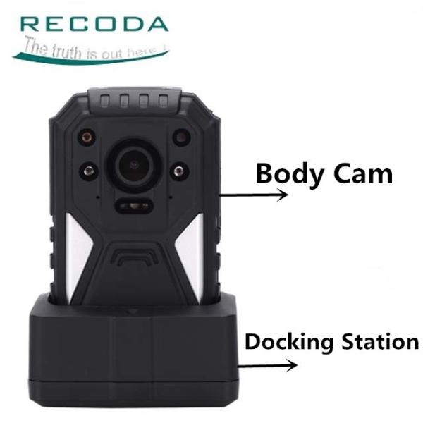 GPS Wearable Video Camera 1296P HD Video 140 Degree Wide Angle Upport 12H Record