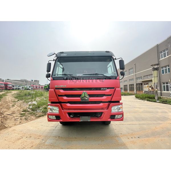 Sinotruk Howo 336 6x4 Дампер-грузовик Красный цвет Китай Howo Дампер-грузовик В хорошем состоянии Дампер-грузовик
