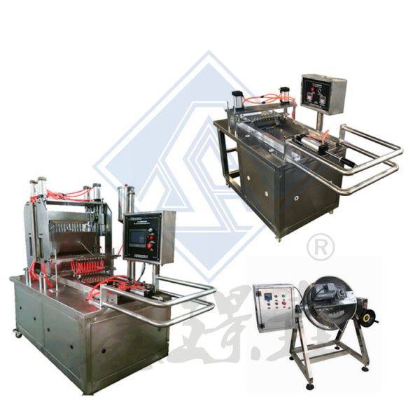 Fructose-Based Semi Automatic Manual Servo Control Soft And Hard Candy Pouring Machine
