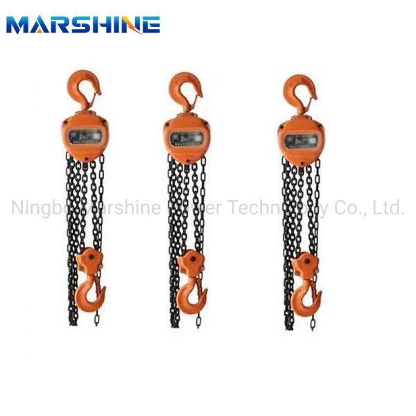 Mini Chain Pulley Block and tackle Hoist Manual Winches 3 Ton