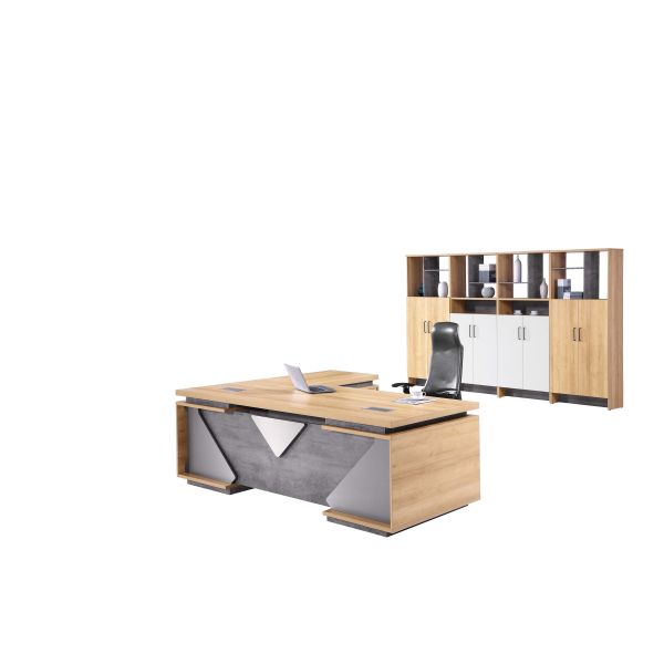 Modern Director Executive Desk Eco Friendly / Office Furniture