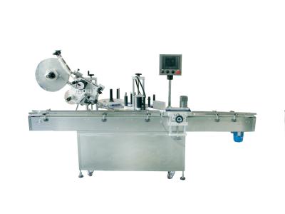 máquina de etiquetas bilateral da garrafa da pastilha elástica 380V aplicador automático da etiqueta da pálete