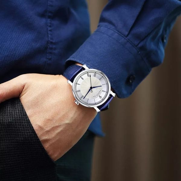 Дозоры людей случая нержавеющей стали автоматические механическая длина диапазона 75кс115ММ