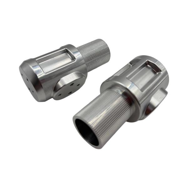 Partes mecanizadas CNC de aluminio pulido de alta precisión
