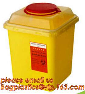 Plastic Disposable Medical Sharps Containers, Kenya safety box for needle/medical waste sharp container, Medical Plastic