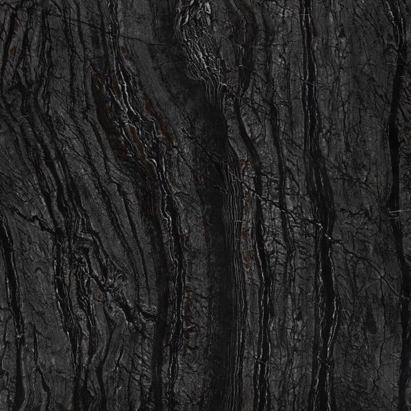 ISO9001 Polished Porcelain Floor Tiles Black Wood Turtle Interior Tiles